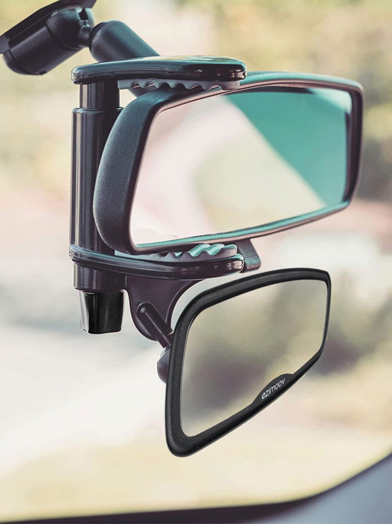 Miroir rétroviseur clip Ezi Mirror Clip Noir - Kiabi