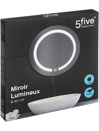 Miroir rond à led