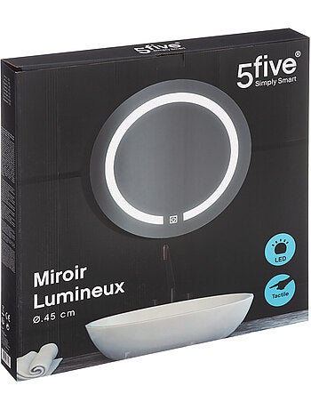 Miroir rond à led