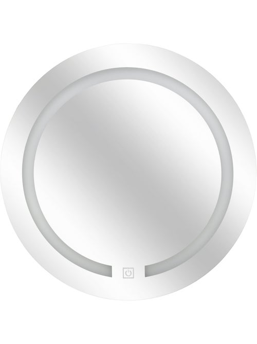Miroir rond à led - Kiabi