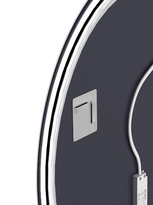 Miroir rond à leds - Kiabi