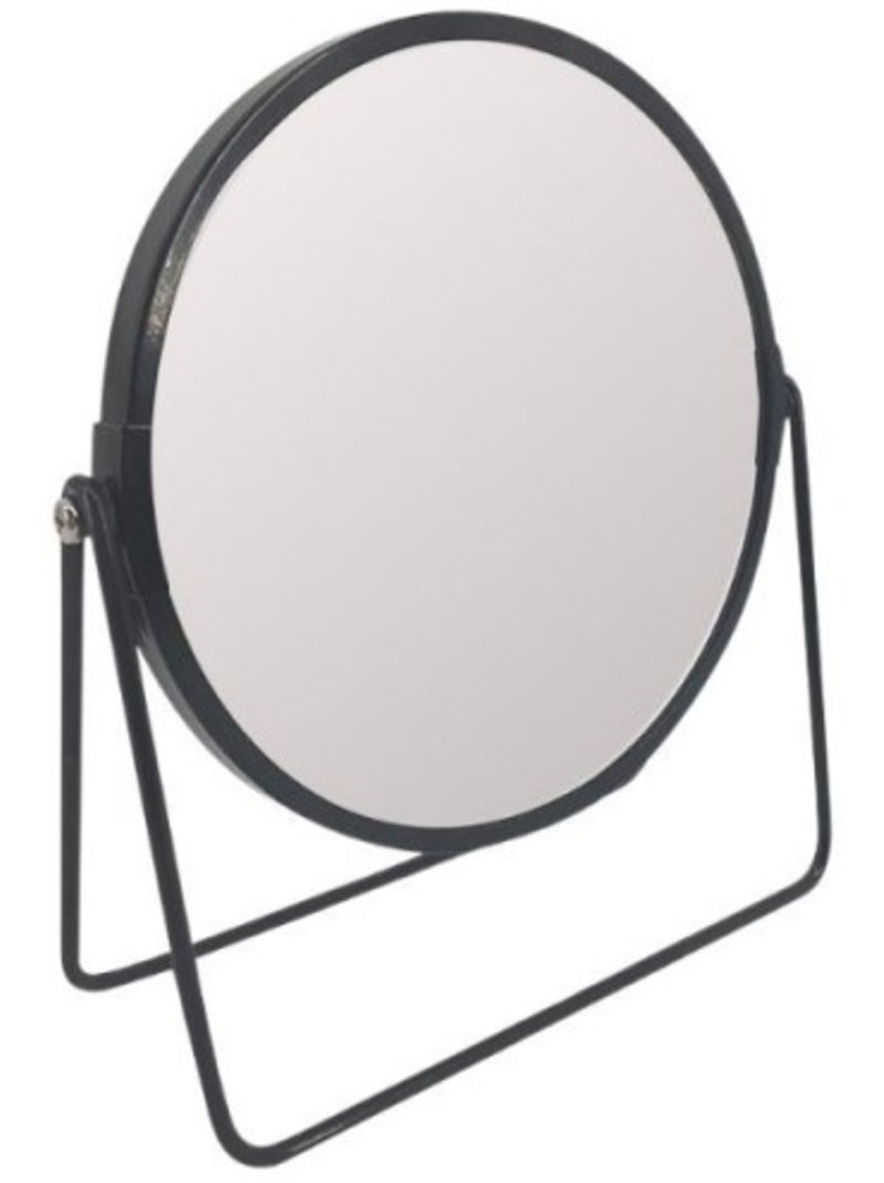 Miroir rond à poser 20cm Noir - Kiabi