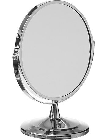 Miroir rond à poser en métal
