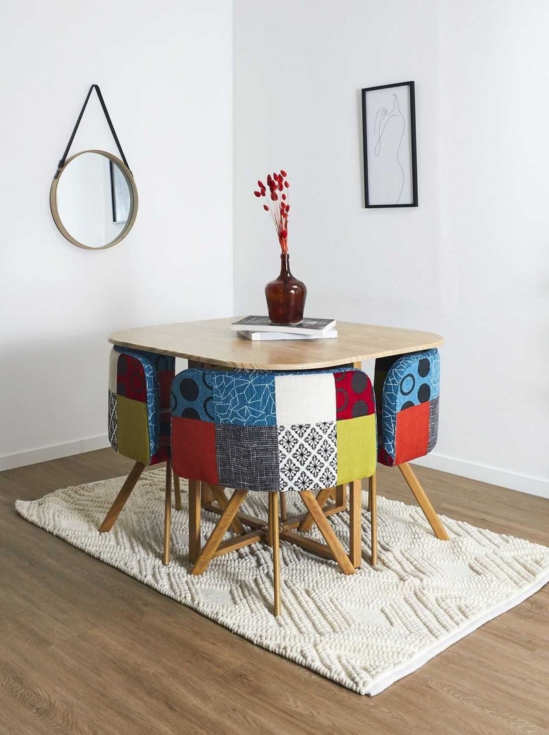 Miroir rond à suspendre avec une anse Beige - Kiabi
