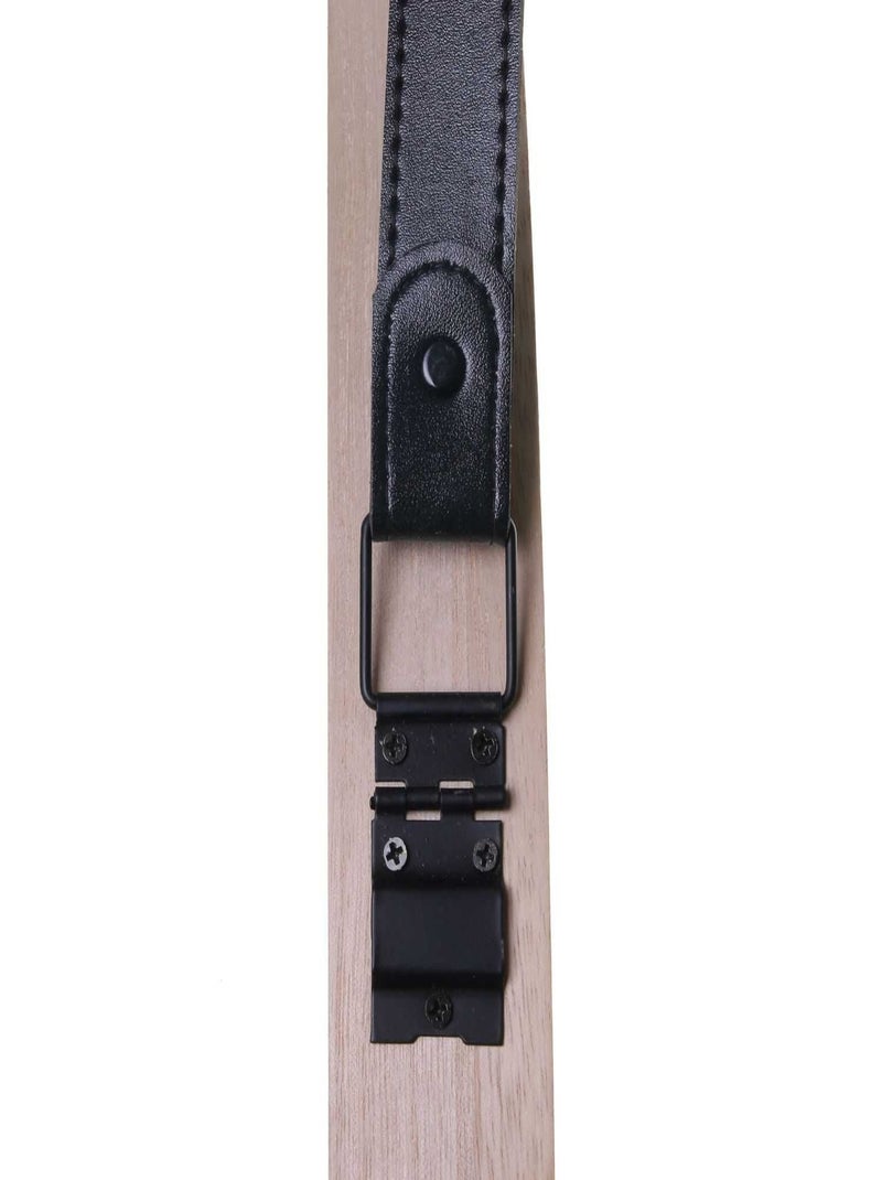 Miroir rond à suspendre avec une anse Beige - Kiabi
