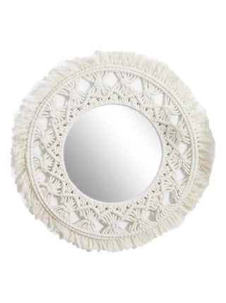 Miroir rond bohème
