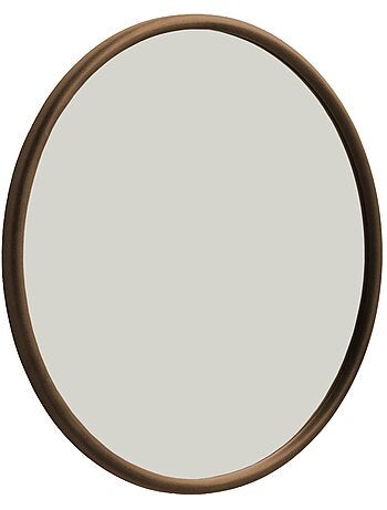 Miroir rond bois d'hévéa Ø60cm Ivy