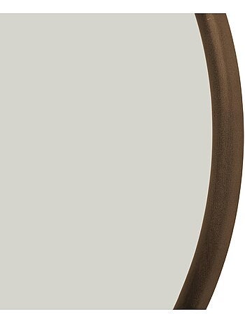 Miroir rond bois d'hévéa Ø60cm Ivy