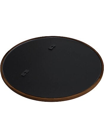 Miroir rond bois d'hévéa Ø60cm Ivy