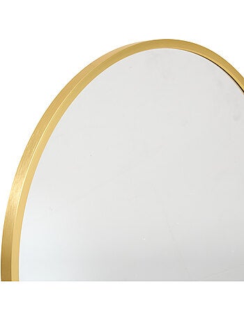 Miroir rond cadre en métal 38cm ALICE