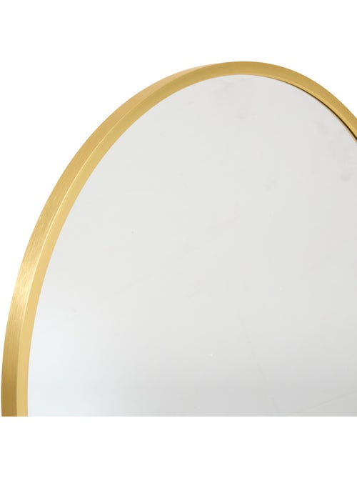 Miroir rond cadre en métal 38cm ALICE - Kiabi