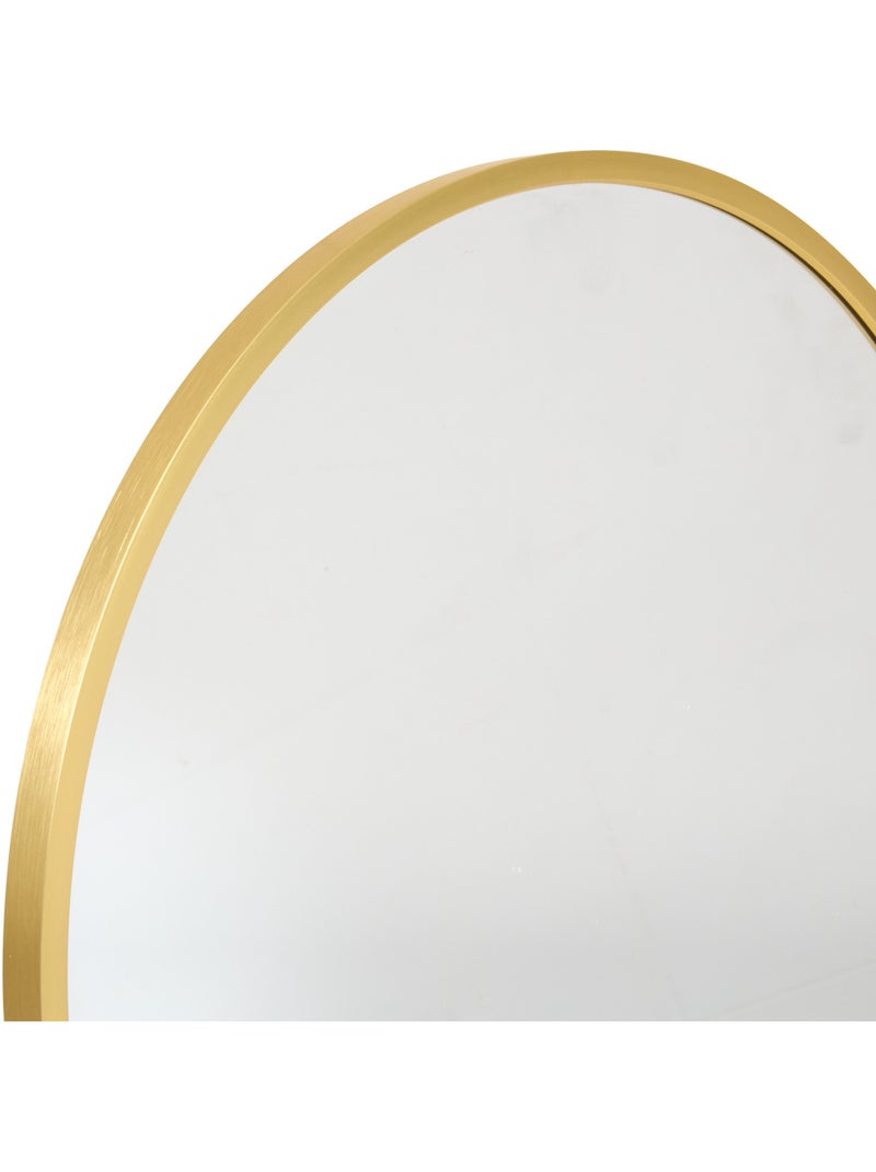 Miroir rond cadre en métal 38cm ALICE Doré - Kiabi