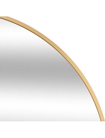 Miroir rond cadre en métal 70cm ALICE