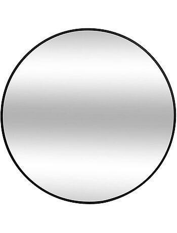 Miroir rond cadre en métal 70cm ALICE