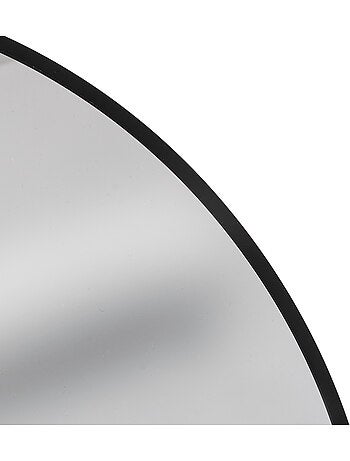 Miroir rond cadre en métal 70cm ALICE