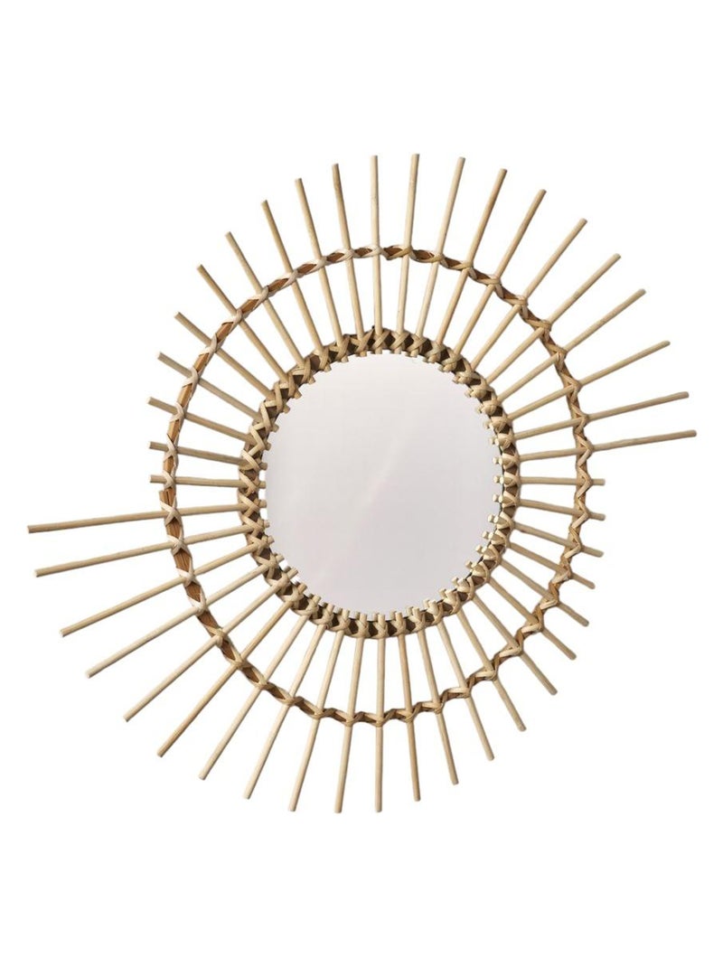 Miroir rond coquillage BEACH HOUSE Beige - Kiabi