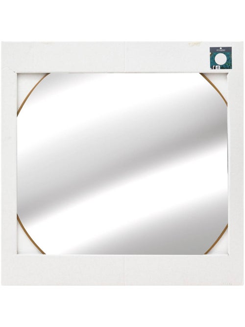 Miroir rond design cadre métal fin 76cm alice - Kiabi
