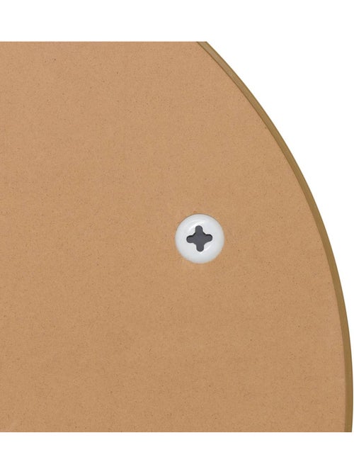 Miroir rond design cadre métal fin 76cm alice - Kiabi