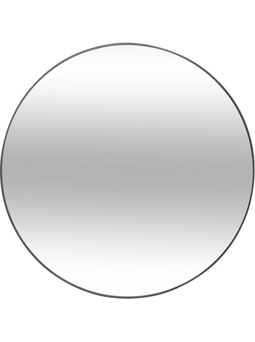 Miroir rond design cadre métal fin 76cm alice - Kiabi