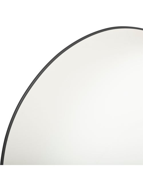 Miroir rond design cadre métal fin 76cm alice - Kiabi