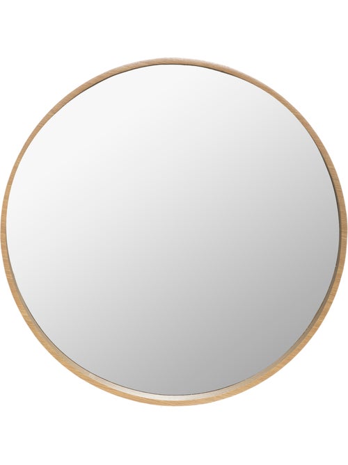 Miroir rond effet bois 68cm LETIZIA - Kiabi