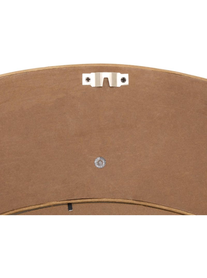 Miroir rond en bambou NATHAN Beige - Kiabi