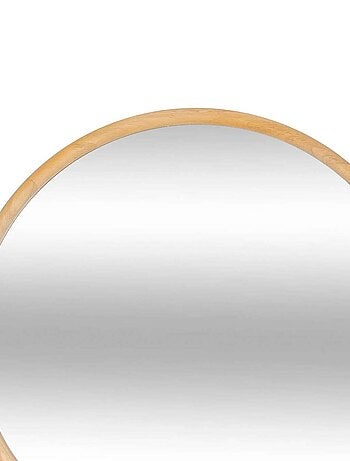 Miroir rond en bois KIM