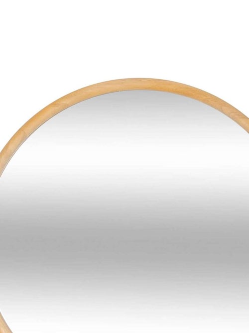 Miroir rond en bois KIM - Kiabi Miroir rond en bois KIM - Kiabi