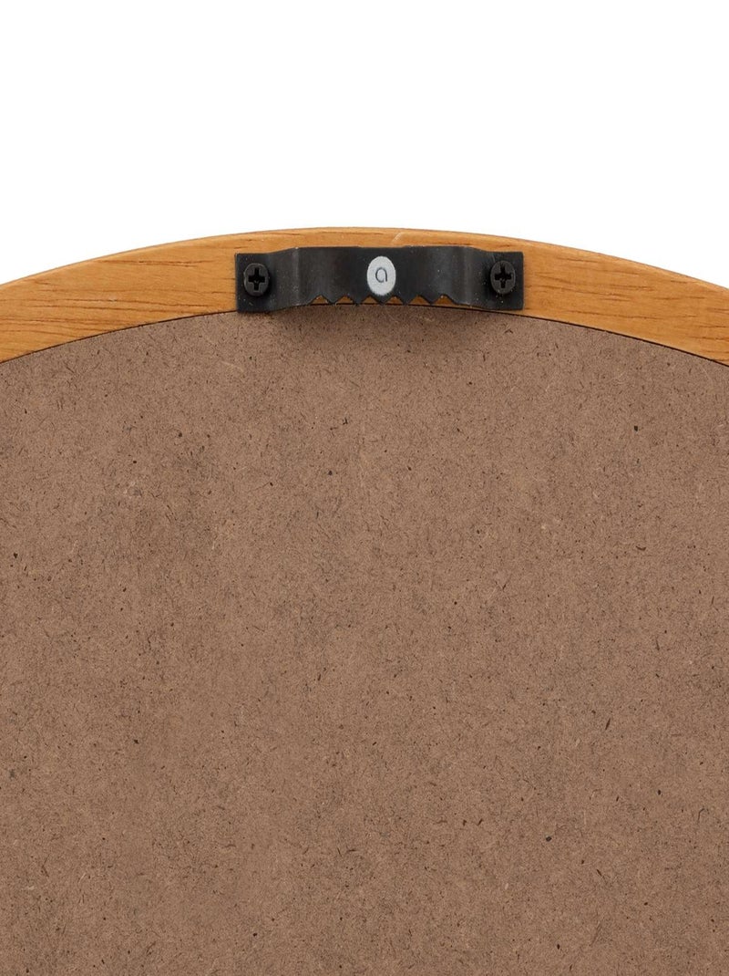 Miroir rond en bois KIM Marron - Kiabi