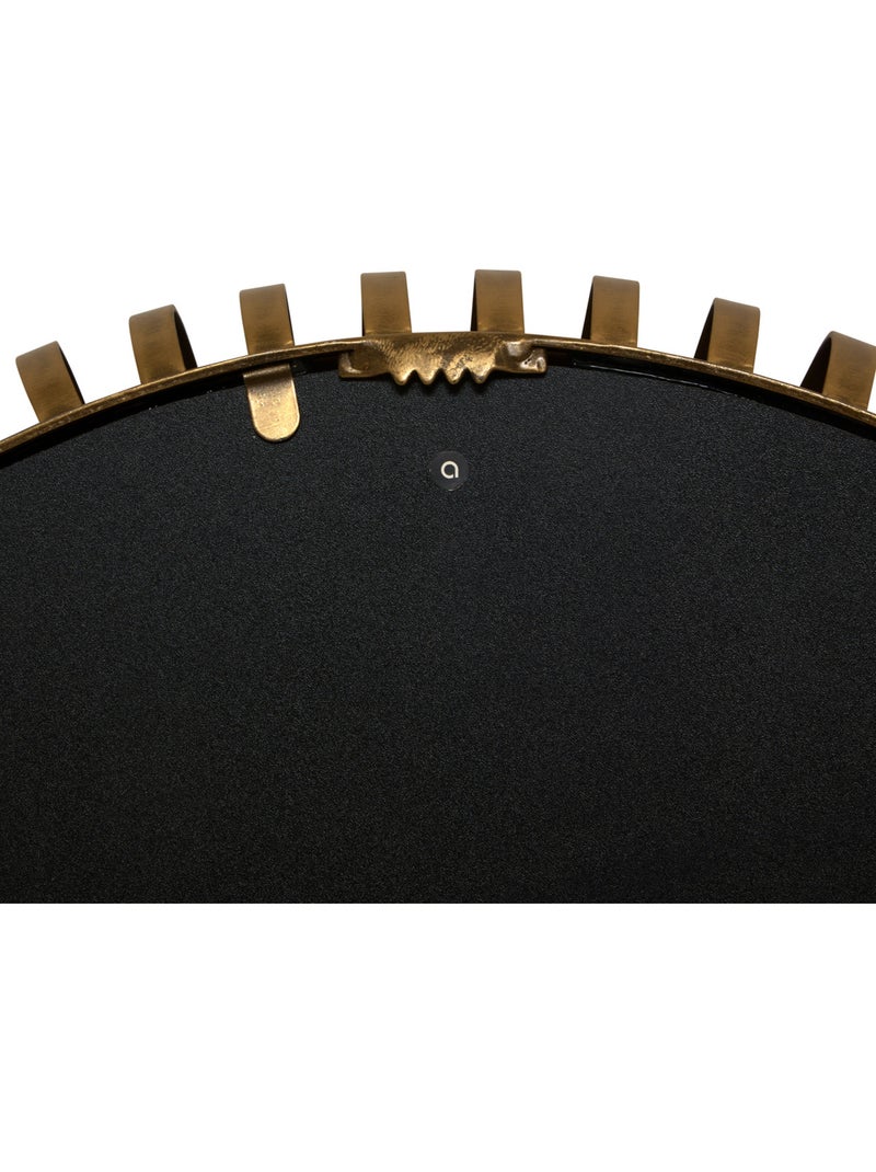 Miroir rond en métal BARREL Doré - Kiabi