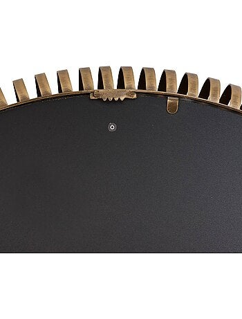 Miroir rond en métal barrel