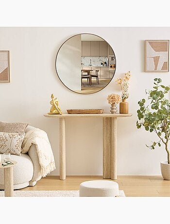 Miroir rond grossissant 76cm ALICE