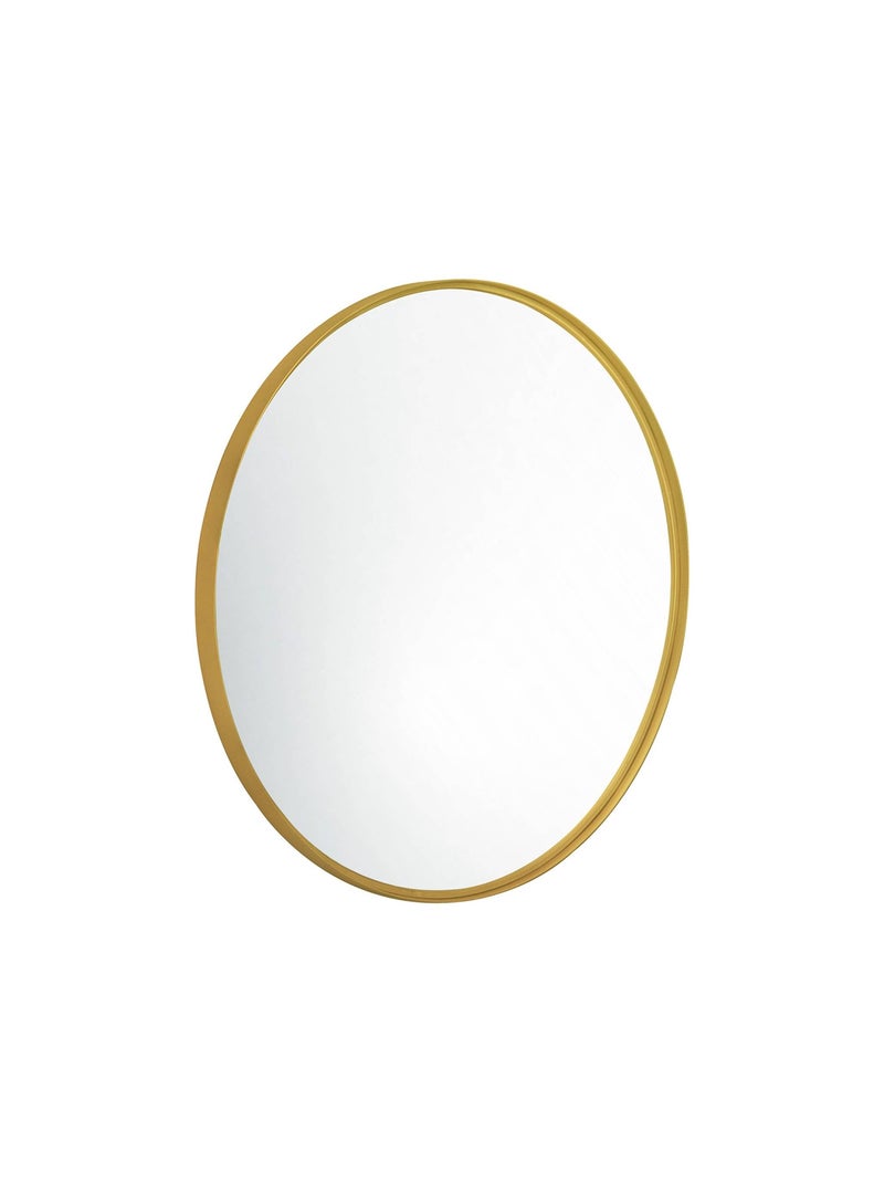 Miroir rond métal Ø60cm Mabel Doré/or - Kiabi