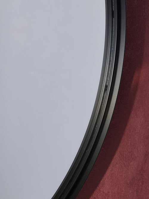 Miroir rond métal Ø60cm Mabel - Kiabi