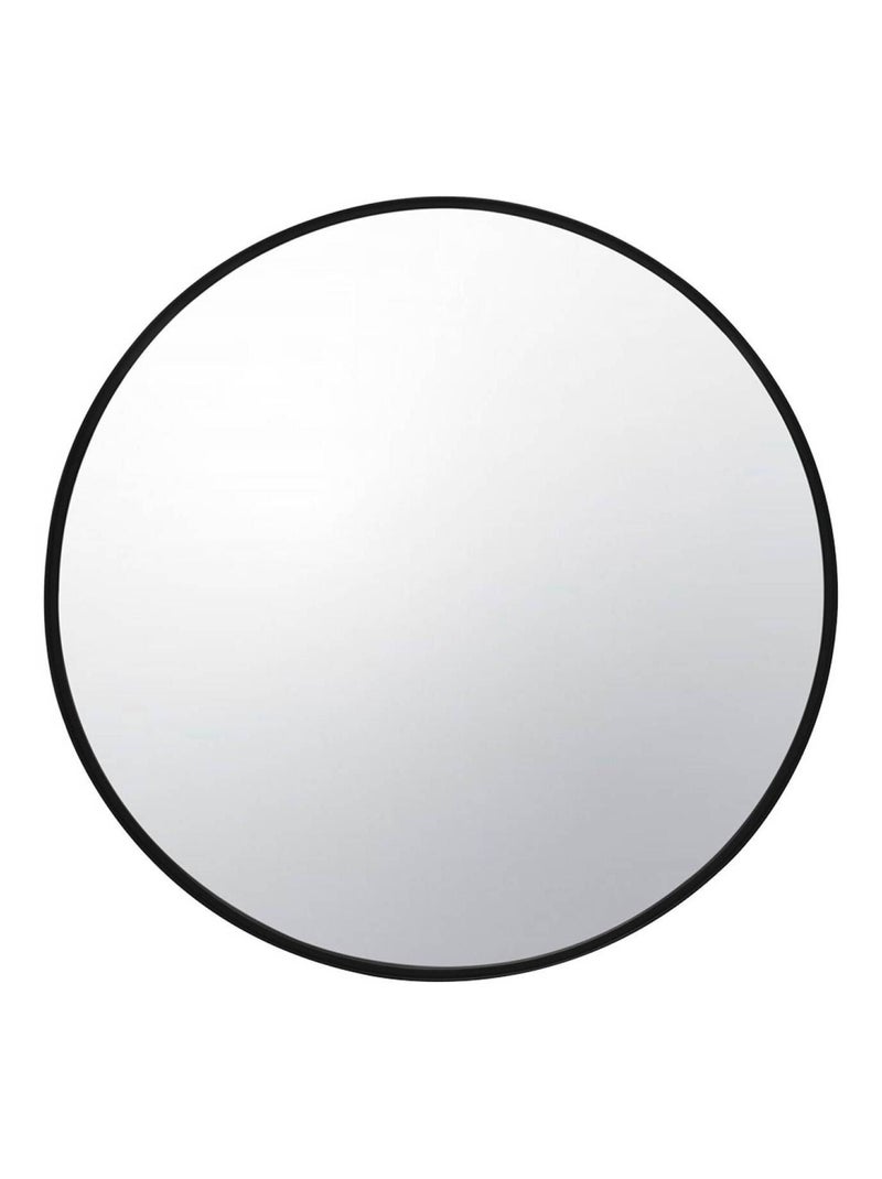 Miroir rond métal Ø60cm Mabel Noir - Kiabi