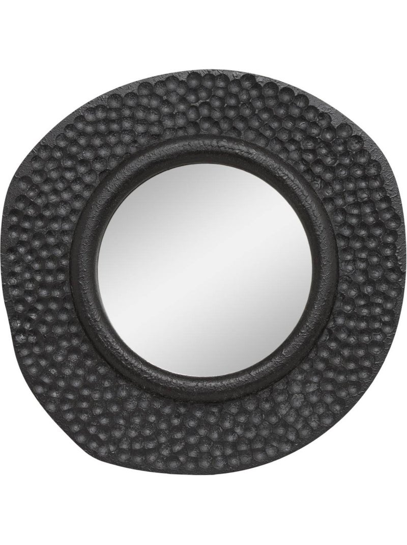 Miroir rond NYER Noir - Kiabi