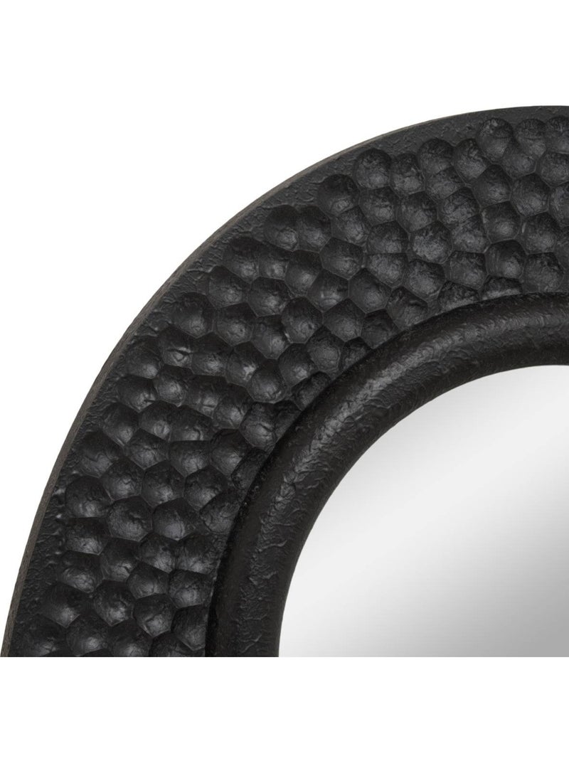 Miroir rond NYER Noir - Kiabi