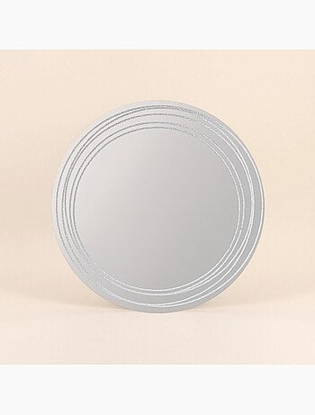 Miroir rond paillettes 45cm