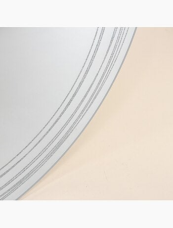 Miroir rond paillettes 45cm