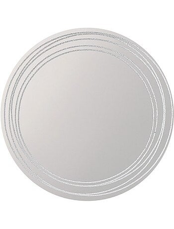 Miroir rond paillettes 45cm