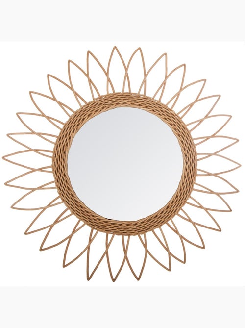 Miroir rosace saule tressé rosace gwenn - Kiabi