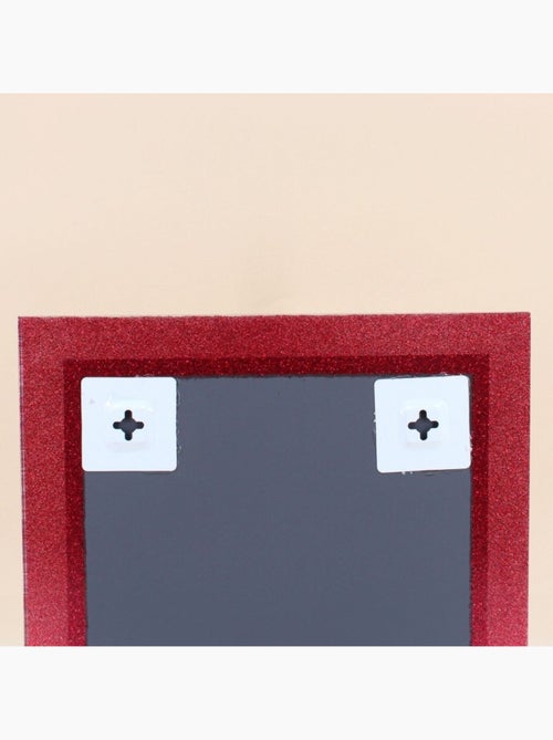 Miroir rose pailleté 35x35cm - Kiabi