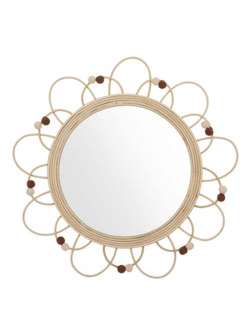 Miroir rotin campagne D38 - Kiabi
