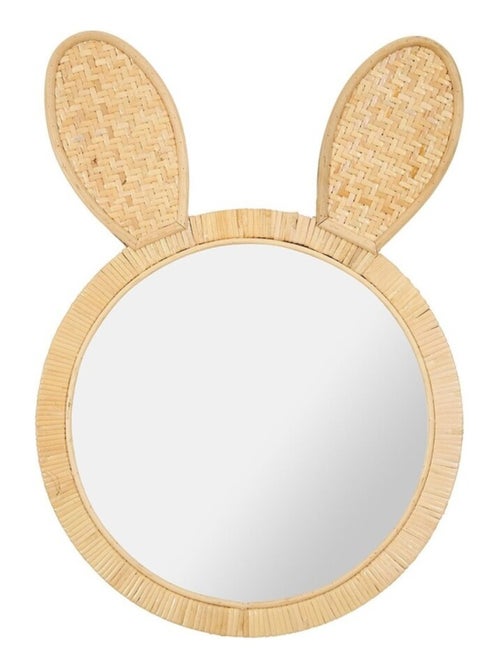 Miroir rotin lapin - Kiabi