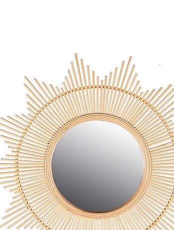 Miroir soleil bambou D60