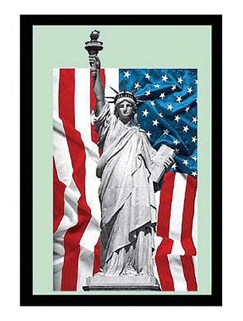 Miroir statue of liberty usa