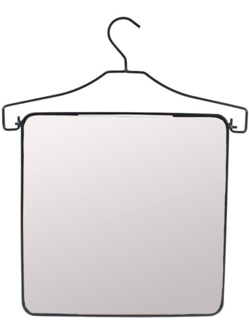 Miroir sur cintre 34x44cm Noir - Kiabi