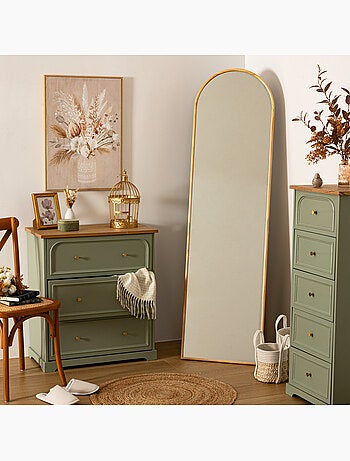 Miroir sur pied 180x50 cm forme arche KIM