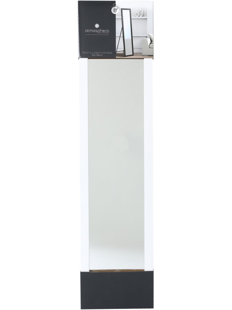 Miroir sur pied Blanc - Kiabi