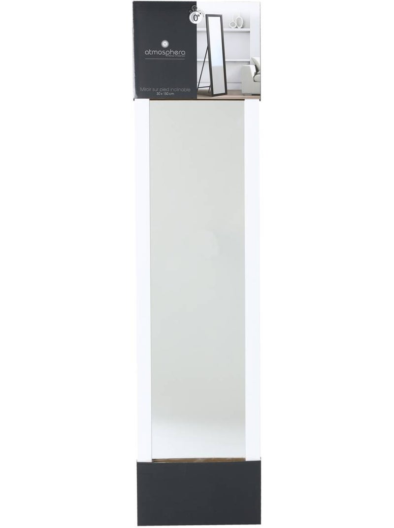 Miroir sur pied class Blanc - Kiabi